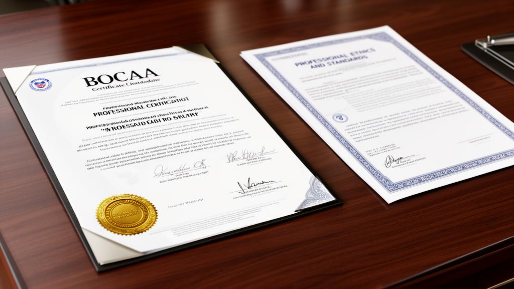 BOCAA Certified Professional Standards - Auto Value Claims PA BOCAA certification and professional ethics standards documentation for certified auto appraisers in Pennsylvania